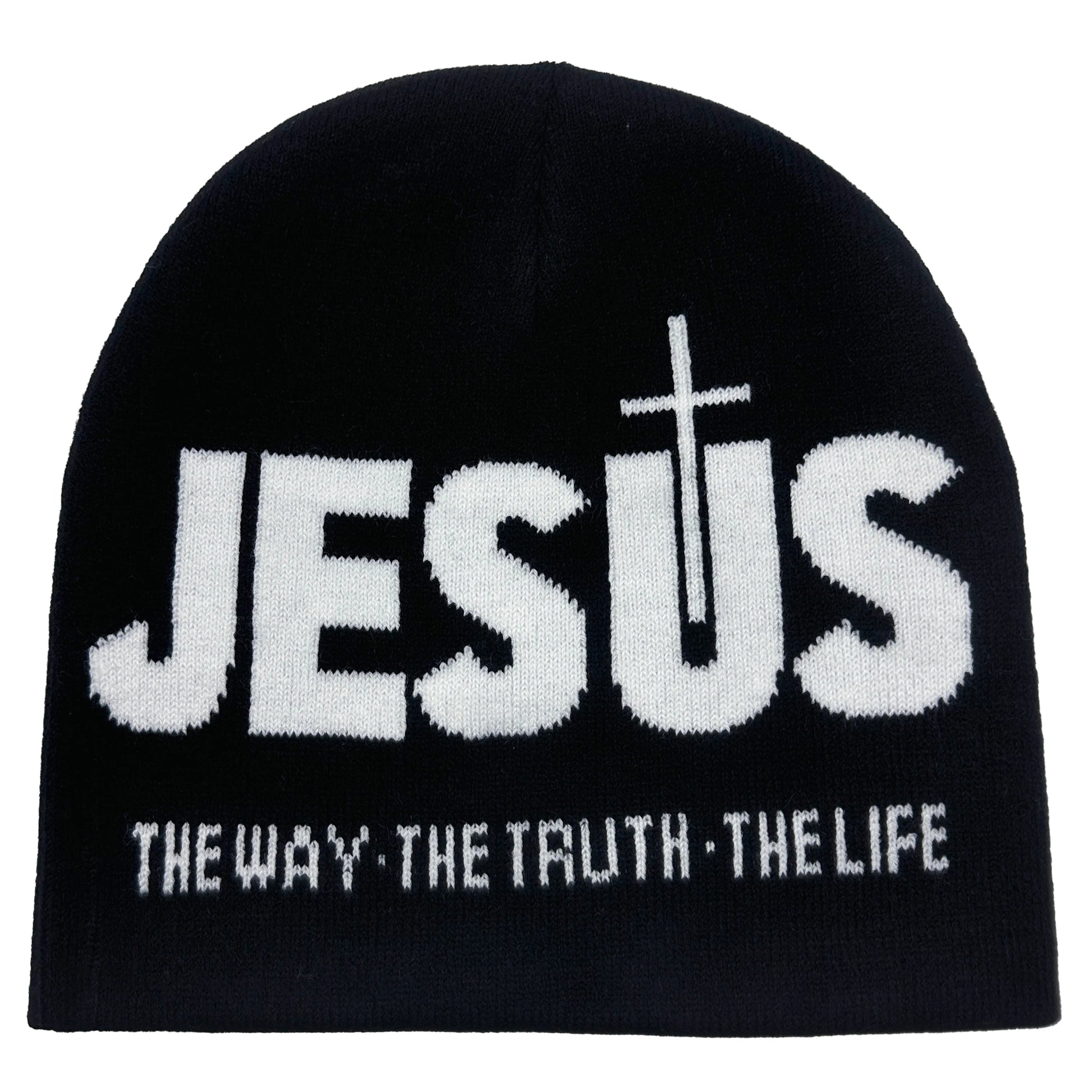 Knit Hat Autumn/Winter Outdoor Thermal Hat Unisex Pullover Hat Jesus| TINMICO - TINMICO