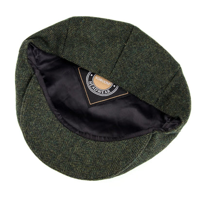 TMC Wool Tweed Herringbone Irish Cap Men Women Beret Cabbie Driver Hat Newsboy Caps Golf Ivy - TINMICO