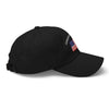 America First Hat (Embroidered Cotton Dad Cap) USA Patriot, July 4th Pride, Made in USA - TINMICO