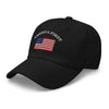 America First Hat (Embroidered Cotton Dad Cap) USA Patriot, July 4th Pride, Made in USA - TINMICO