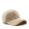 Autumn Winter Baseball Cap Women Artificial Lamb Wool Hats Keep Warm Cap Plush Baseball Caps Spring Baseball Cap | TINMICO - TINMICO