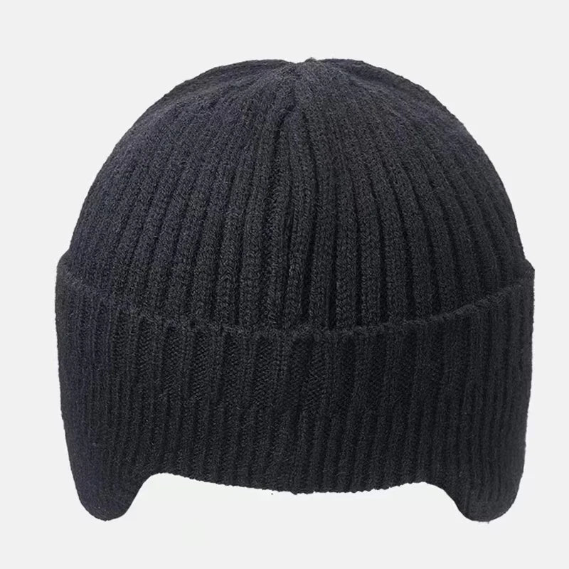 Baseball Cap Male,New Winter Men Hat Outdoor Ear Protection Warm Thick Bicycle Knitted Cap Scarf Windproof Visors | TINMICO - TINMICO