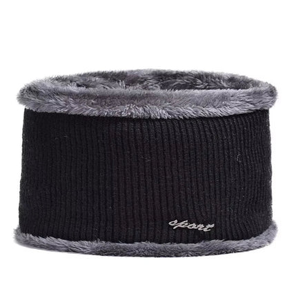 Baseball Cap Male,New Winter Men Hat Outdoor Ear Protection Warm Thick Bicycle Knitted Cap Scarf Windproof Visors | TINMICO - TINMICO
