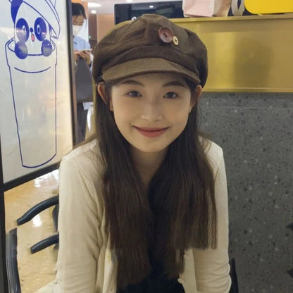 Baseball Caps Windproof Adjustable Octagonal Hat Keep Warm Beret Autumn Winter Sun Cap Outdoor | TINMICO - TINMICO