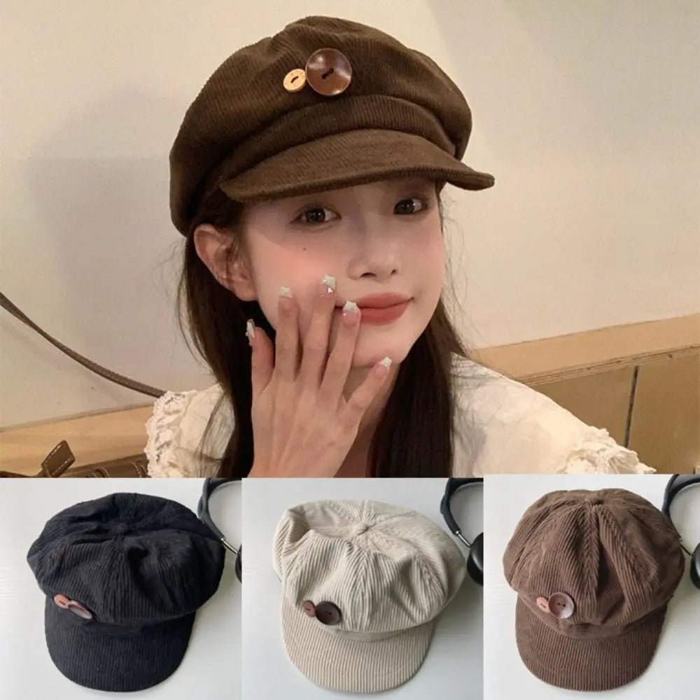 Baseball Caps Windproof Adjustable Octagonal Hat Keep Warm Beret Autumn Winter Sun Cap Outdoor | TINMICO - TINMICO