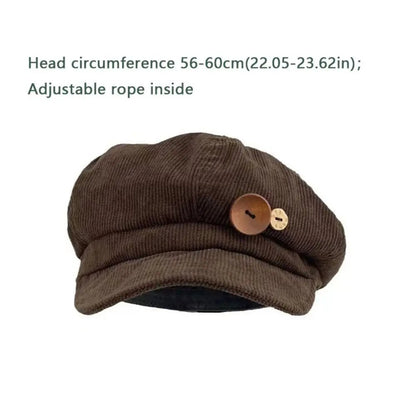 Baseball Caps Windproof Adjustable Octagonal Hat Keep Warm Beret Autumn Winter Sun Cap Outdoor | TINMICO - TINMICO