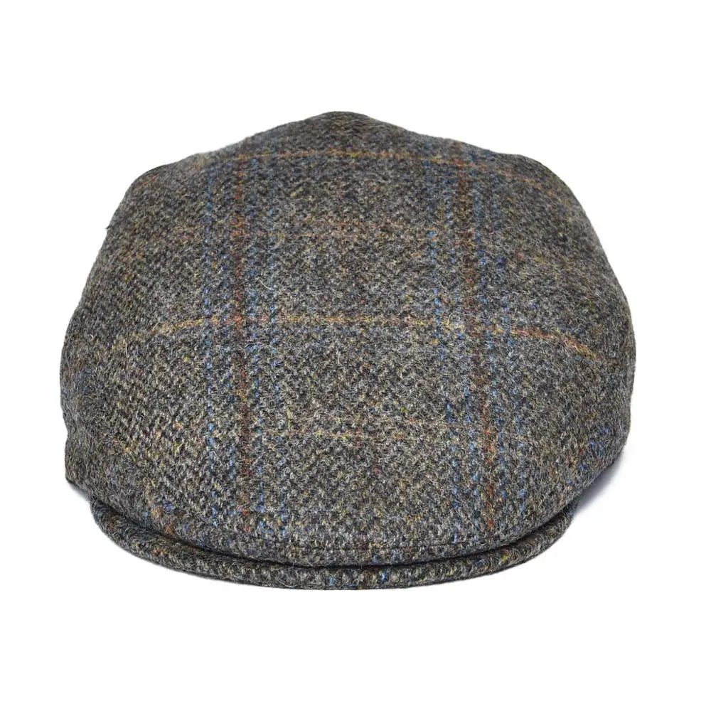 Big Size 100% Wool Ivy Cap Men Flat Caps Tweed Scally Hat - cutter Newsboy Cap Driving Hats |TINMICO - TINMICO