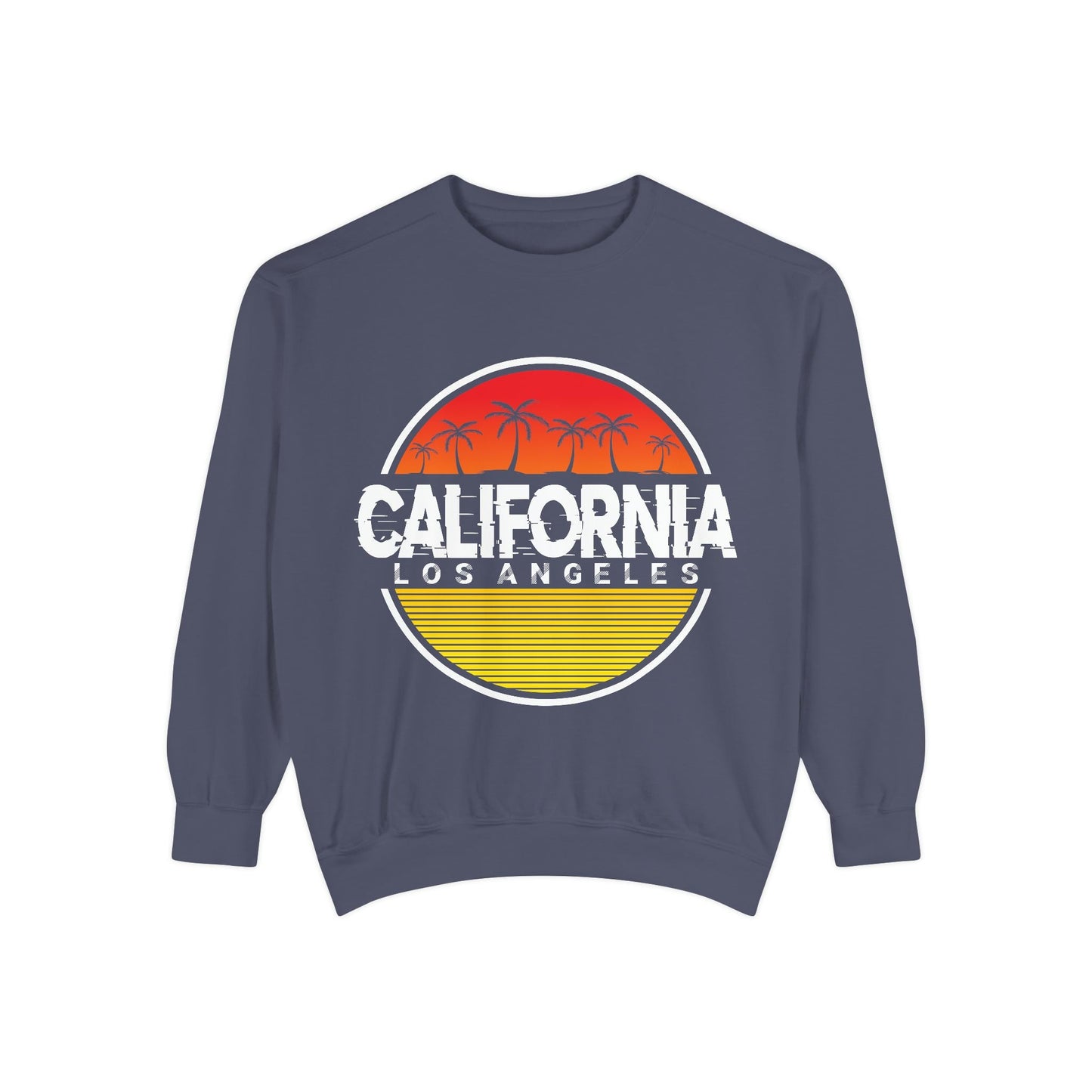 California Garment - Dyed Sweatshirt, Vintage California Sweatshirt, Los Angeles Apparel, Summer Vibes, Stylish Casual Wear - TINMICO
