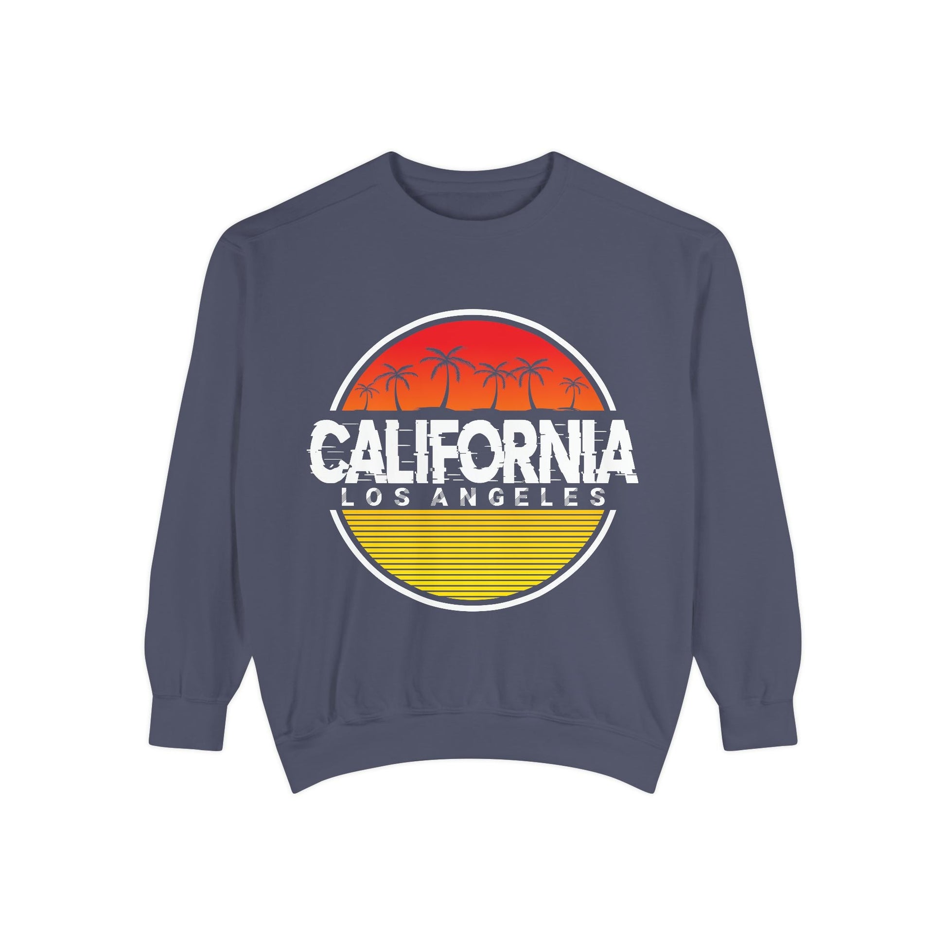 California Garment - Dyed Sweatshirt, Vintage California Sweatshirt, Los Angeles Apparel, Summer Vibes, Stylish Casual Wear - TINMICO