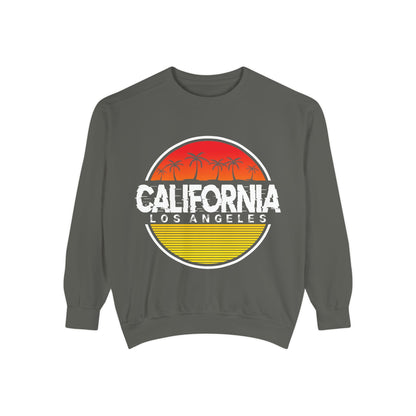 California Garment - Dyed Sweatshirt, Vintage California Sweatshirt, Los Angeles Apparel, Summer Vibes, Stylish Casual Wear - TINMICO