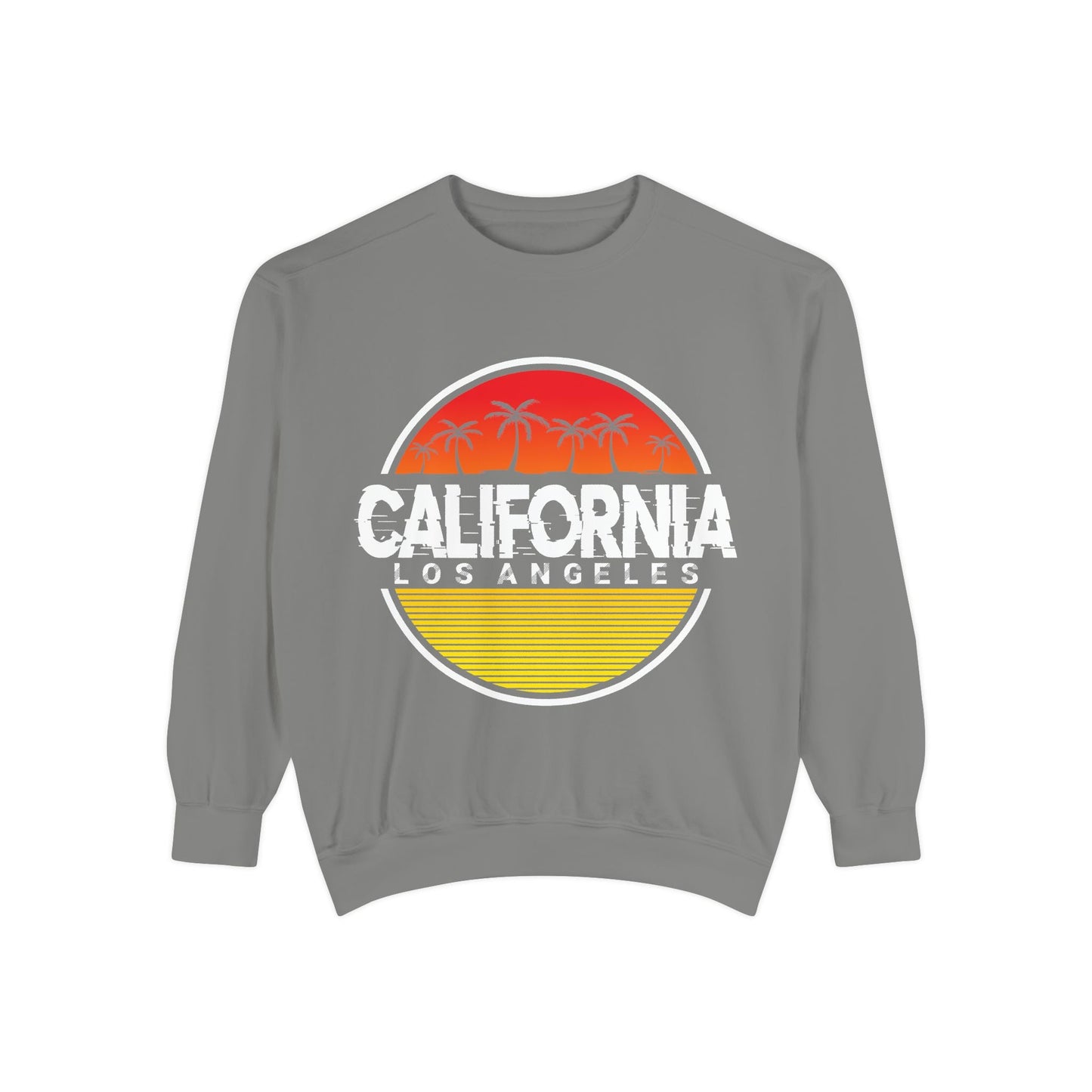 California Garment - Dyed Sweatshirt, Vintage California Sweatshirt, Los Angeles Apparel, Summer Vibes, Stylish Casual Wear - TINMICO