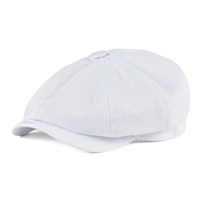 Cap Men's Twill Cotton Hat 8 Panel Hat Baker Caps Retro Gatsby Hats Casual Brand Cap Beret for Male | TINMICO - TINMICO