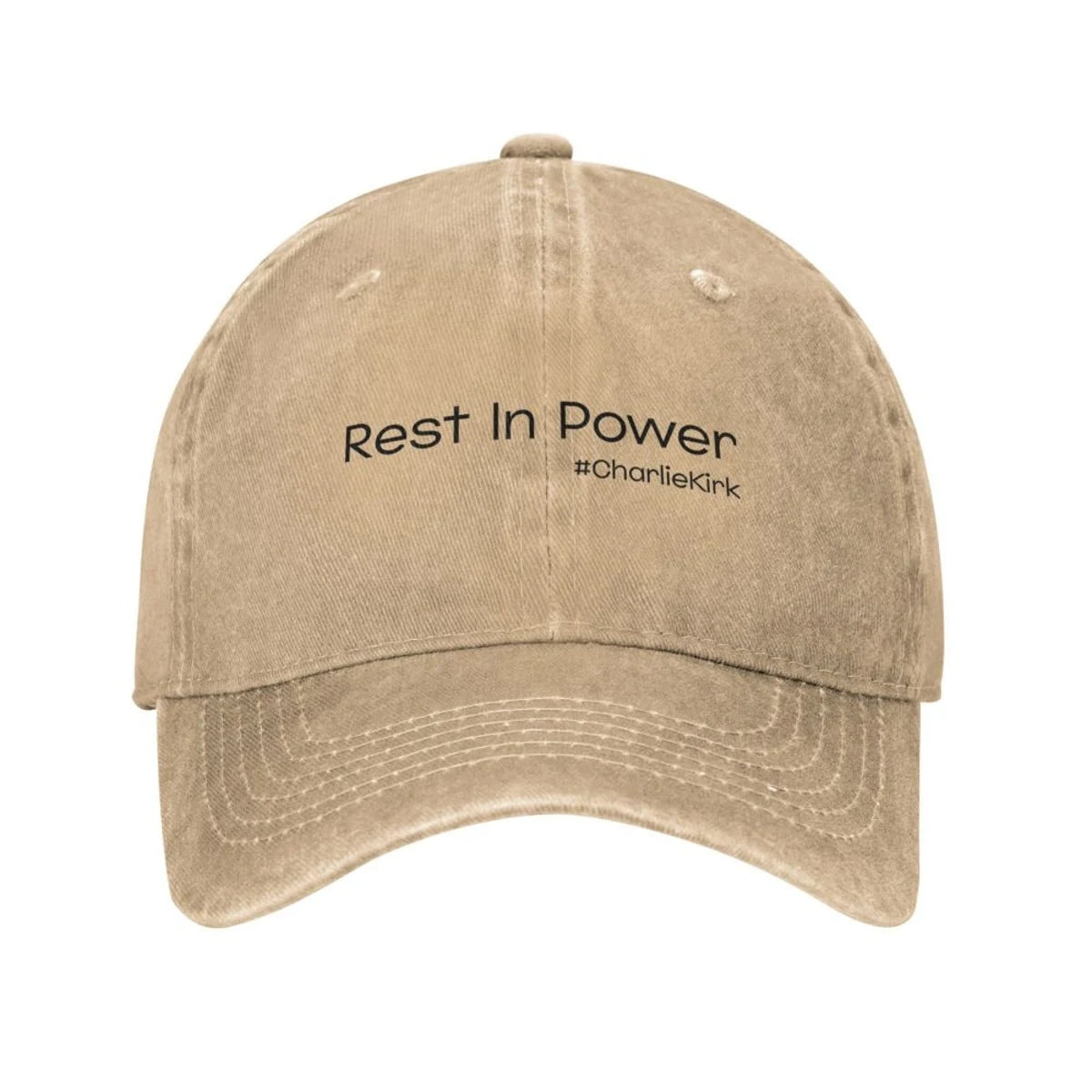 Charlie Kirk Freedom RIP Baseball Cap is a distressed denim washed sun cap, Hat Freedom | TMC - TINMICO