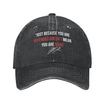 Charlie Kirk Freedom RIP Baseball Cap is a distressed denim washed sun cap, Hat Freedom | TMC - TINMICO