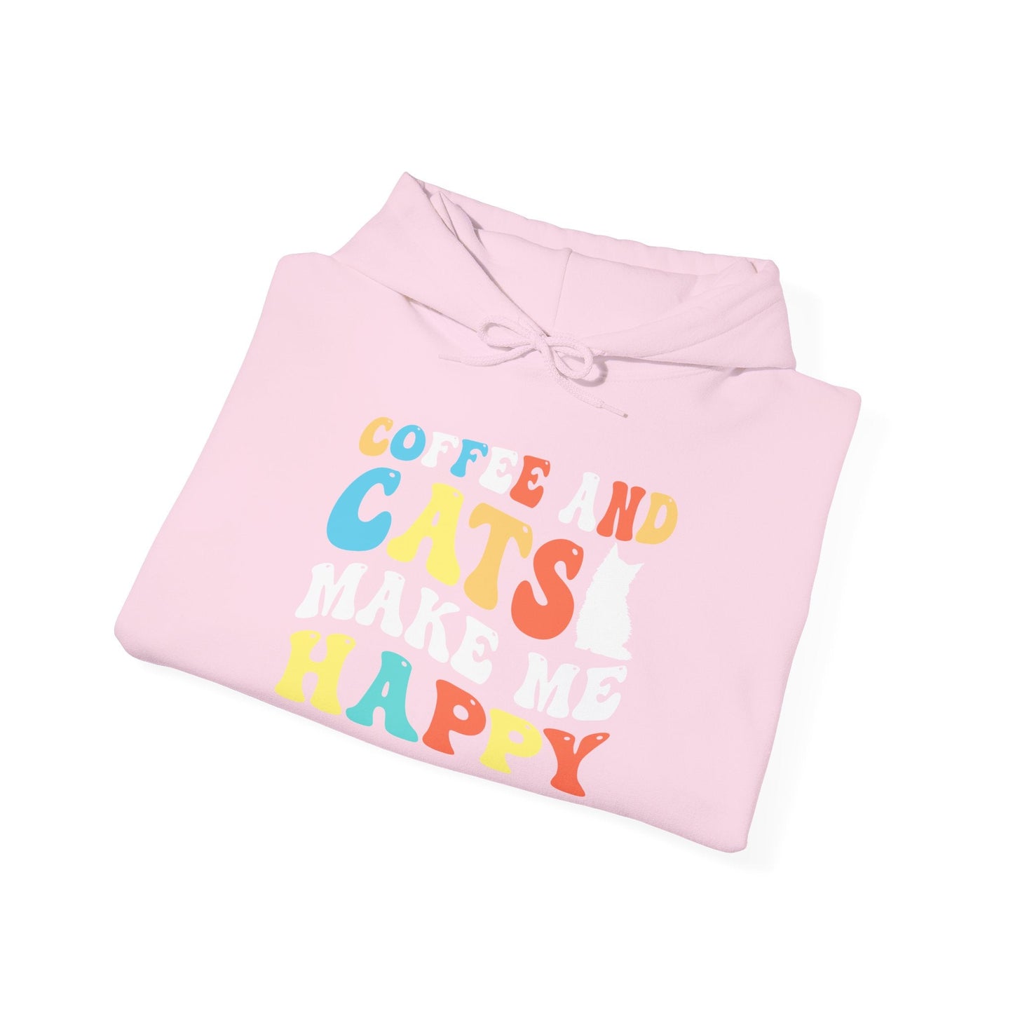 Coffee and Cat Lover Unisex Hoodie Sweatshirt - TINMICO