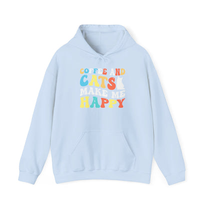 Coffee and Cat Lover Unisex Hoodie Sweatshirt - TINMICO