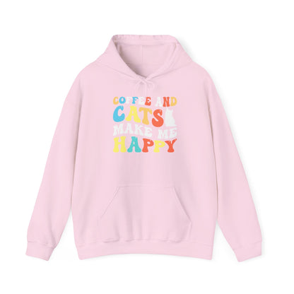 Coffee and Cat Lover Unisex Hoodie Sweatshirt - TINMICO