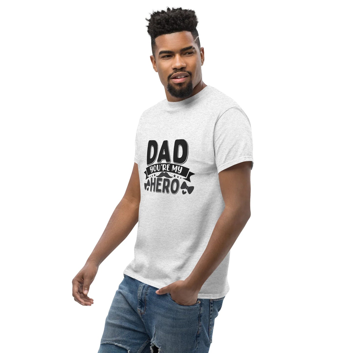 Dad You Are My Hero Unisex Tee, Fathers Day Gift Shirt, Family Appreciation Top, Dad Life - TINMICO
