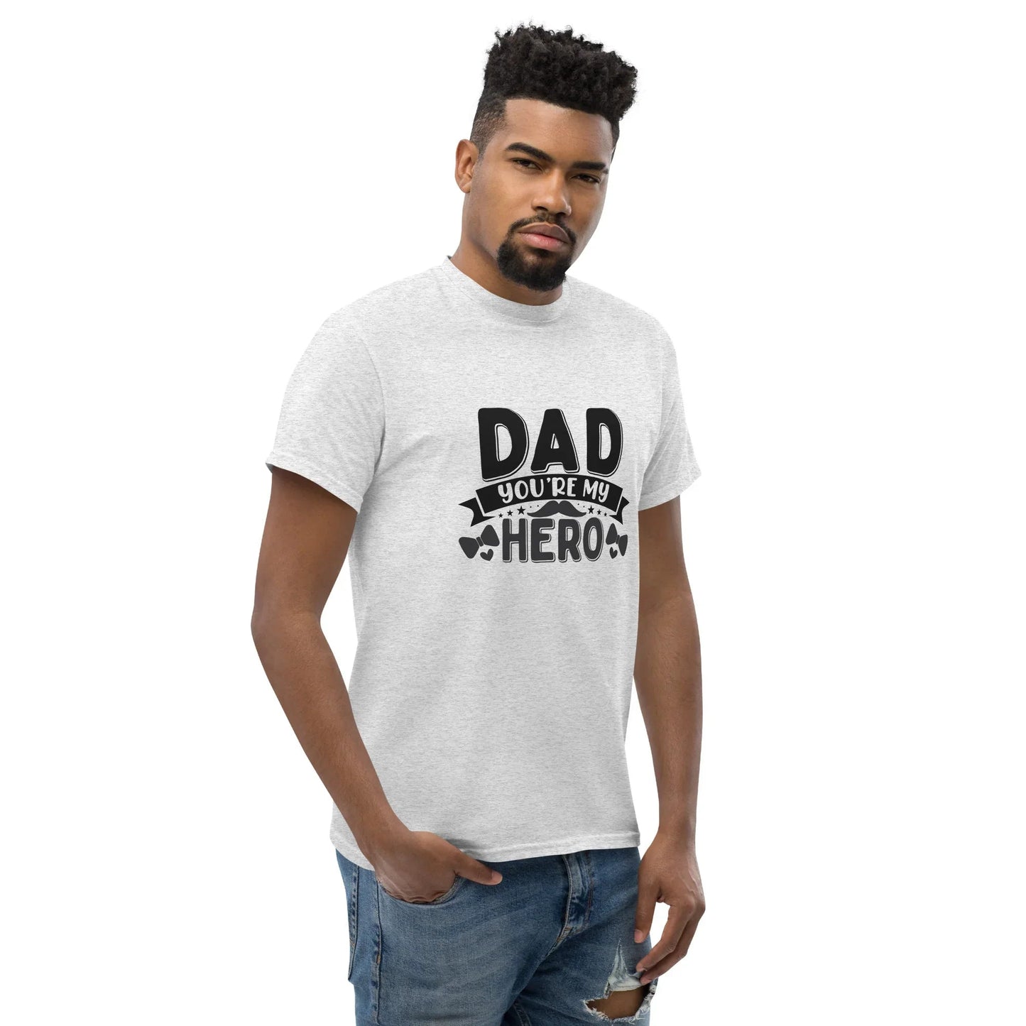 Dad You Are My Hero Unisex Tee, Fathers Day Gift Shirt, Family Appreciation Top, Dad Life - TINMICO