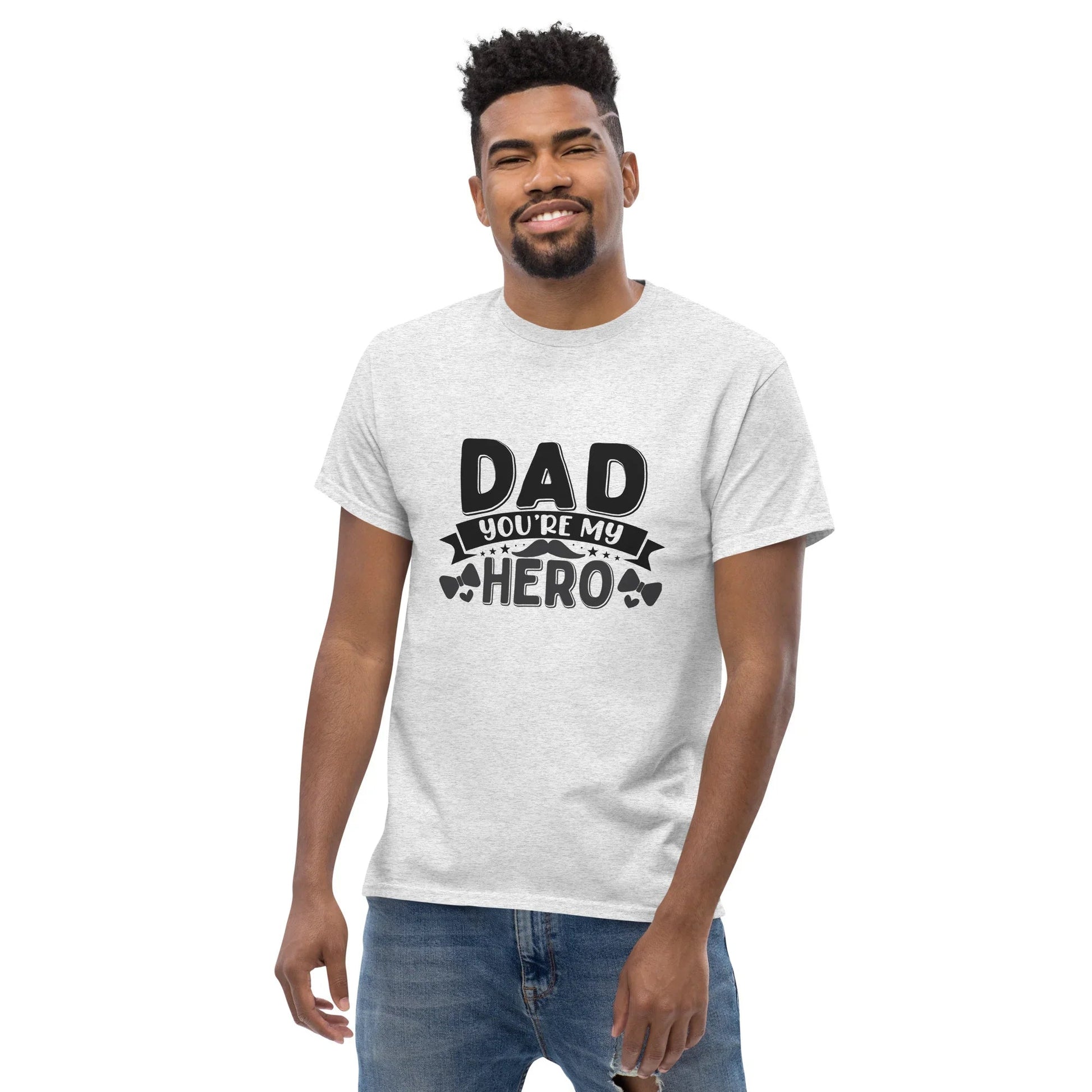 Dad You Are My Hero Unisex Tee, Fathers Day Gift Shirt, Family Appreciation Top, Dad Life - TINMICO