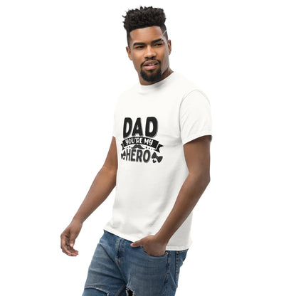 Dad You Are My Hero Unisex Tee, Fathers Day Gift Shirt, Family Appreciation Top, Dad Life - TINMICO