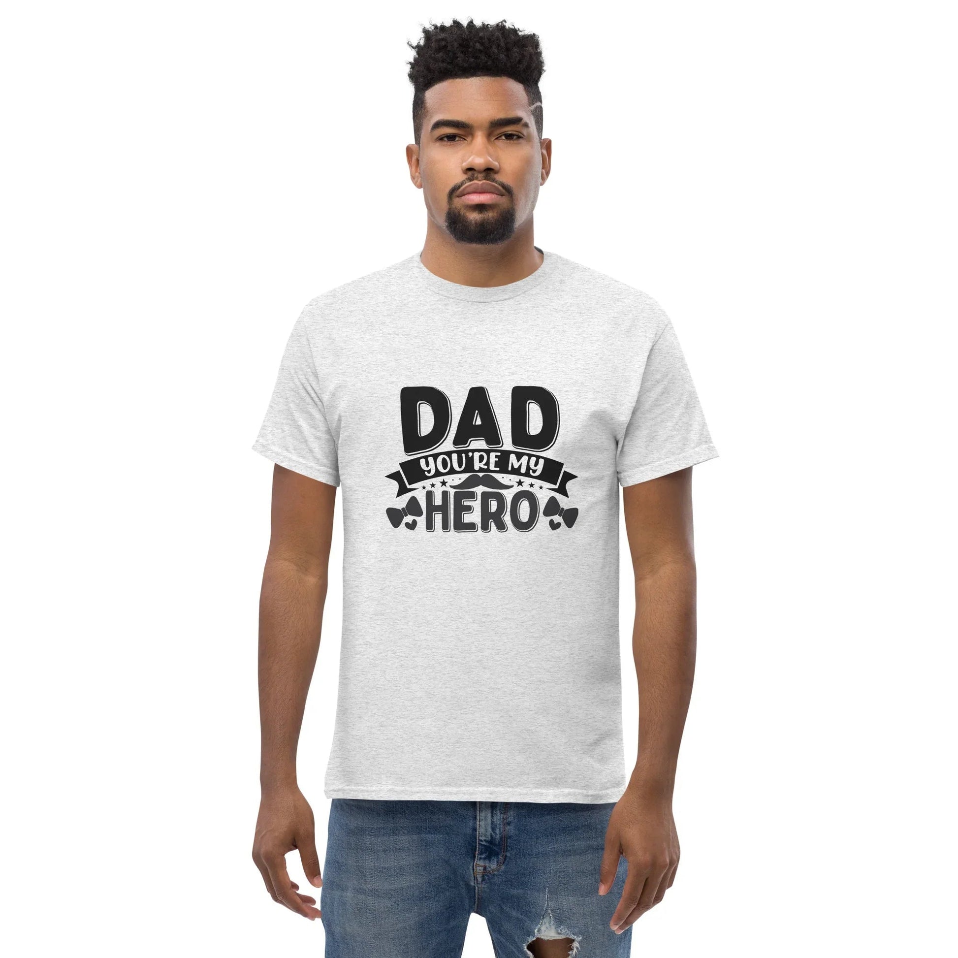 Dad You Are My Hero Unisex Tee, Fathers Day Gift Shirt, Family Appreciation Top, Dad Life - TINMICO