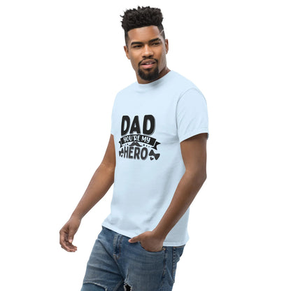 Dad You Are My Hero Unisex Tee, Fathers Day Gift Shirt, Family Appreciation Top, Dad Life - TINMICO