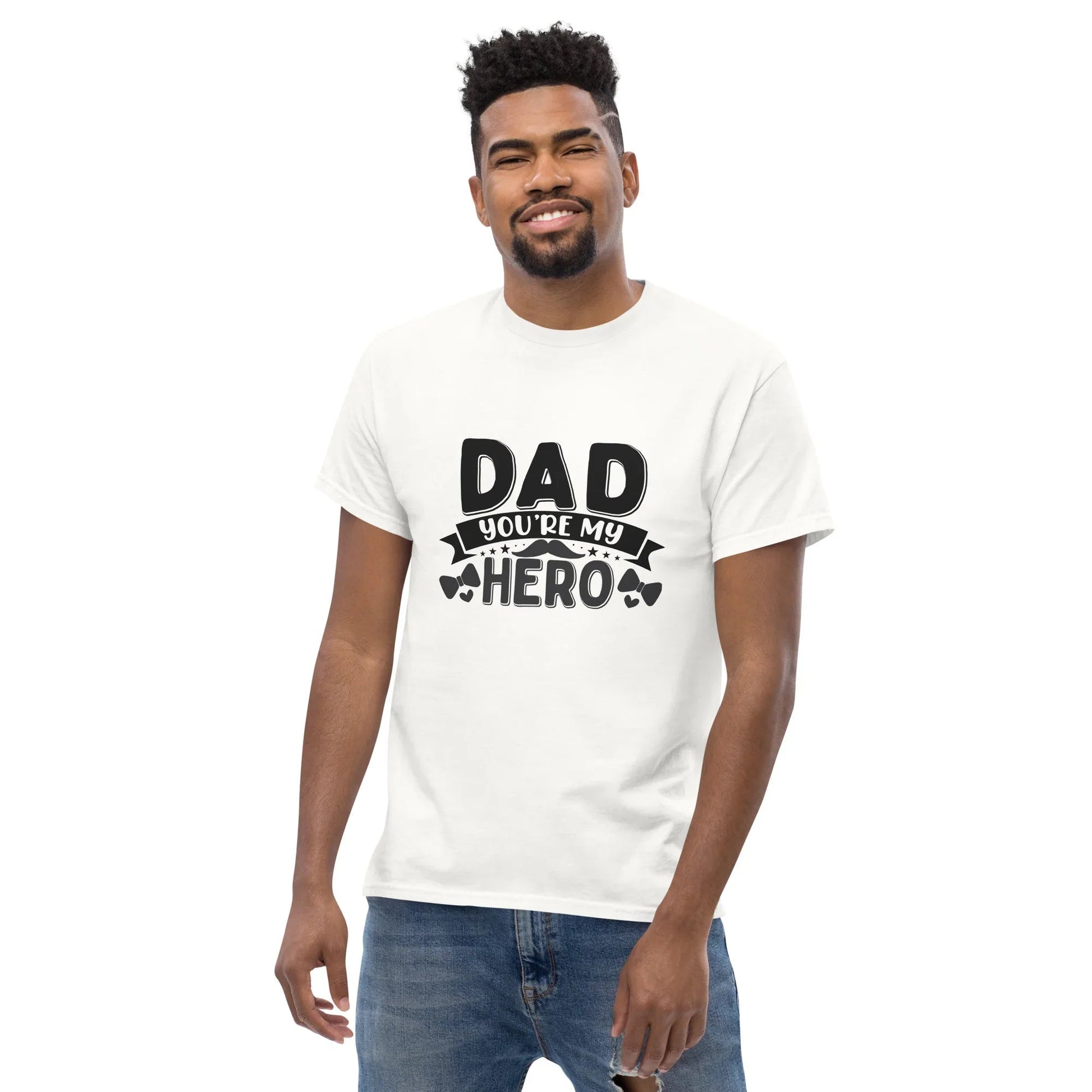 Dad You Are My Hero Unisex Tee, Fathers Day Gift Shirt, Family Appreciation Top, Dad Life - TINMICO