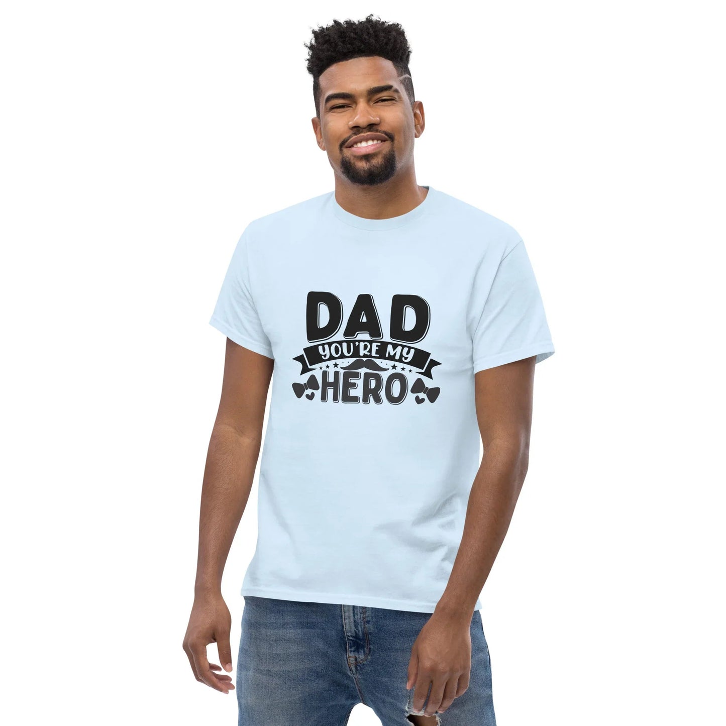 Dad You Are My Hero Unisex Tee, Fathers Day Gift Shirt, Family Appreciation Top, Dad Life - TINMICO