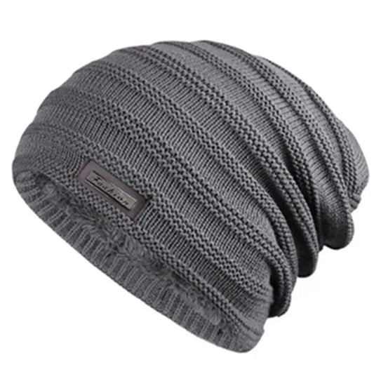 Fashion Winter Cap Unisex Fur Lined Beanie Hat Keep Warm Winter Hat Thick Soft Stretch Hat For Men And Women | TINMICo - TINMICO