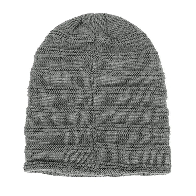 Fashion Winter Cap Unisex Fur Lined Beanie Hat Keep Warm Winter Hat Thick Soft Stretch Hat For Men And Women | TINMICo - TINMICO