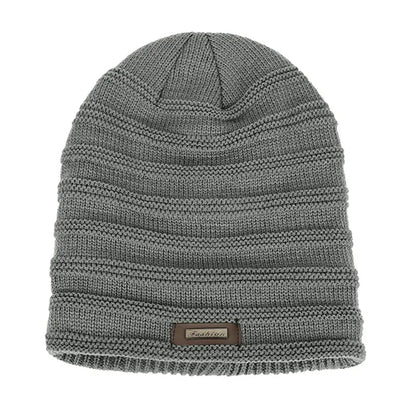 Fashion Winter Cap Unisex Fur Lined Beanie Hat Keep Warm Winter Hat Thick Soft Stretch Hat For Men And Women | TINMICo - TINMICO
