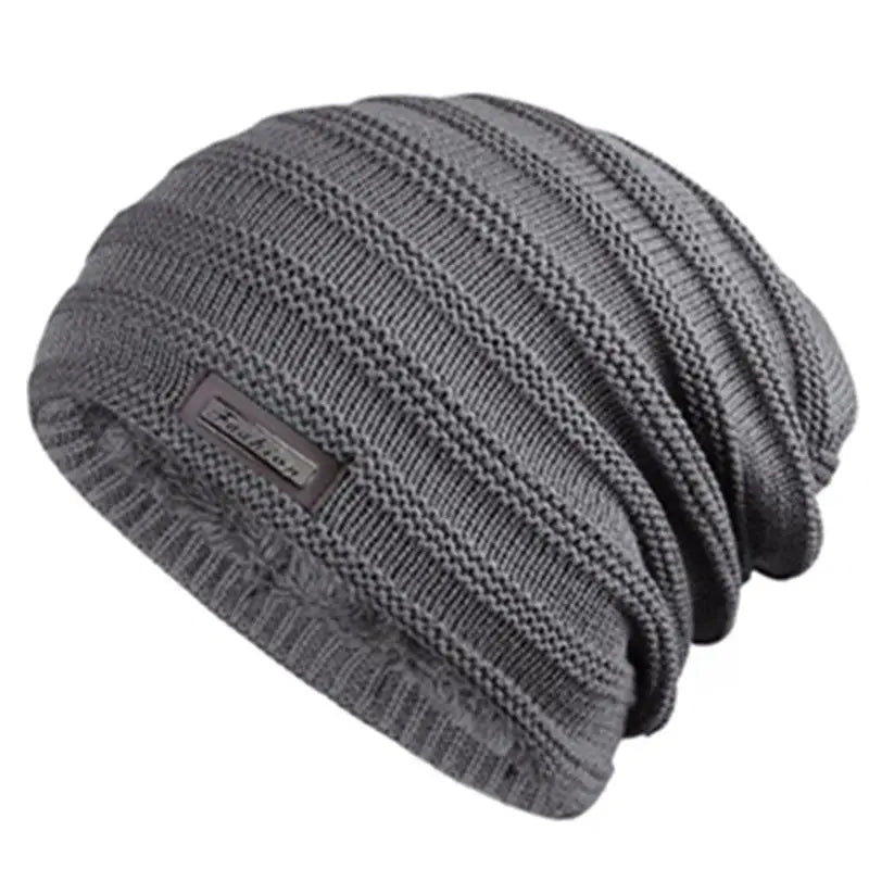 Fashion Winter Cap Unisex Fur Lined Beanie Hat Keep Warm Winter Hat Thick Soft Stretch Hat For Men And Women | TINMICo - TINMICO