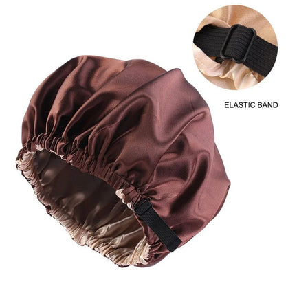 Hair Cap For Sleeping Invisible Flat Imitation Silk Round Haircare Women | TINMICO - TINMICO