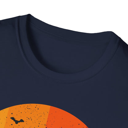 Halloween Castle Unisex T-Shirt, Spooky Tee, Halloween Costume, Graphic Tee, Fall Shirt, Witch and Ghost Shirt - TINMICO