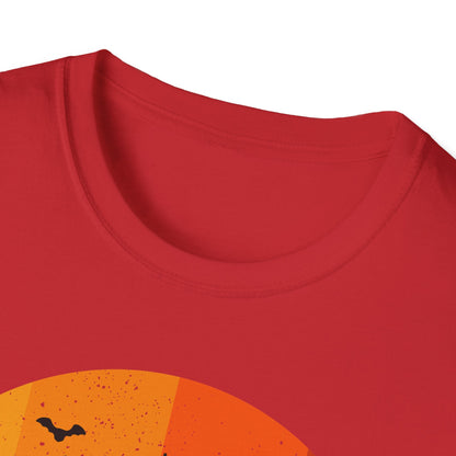 Halloween Castle Unisex T-Shirt, Spooky Tee, Halloween Costume, Graphic Tee, Fall Shirt, Witch and Ghost Shirt - TINMICO