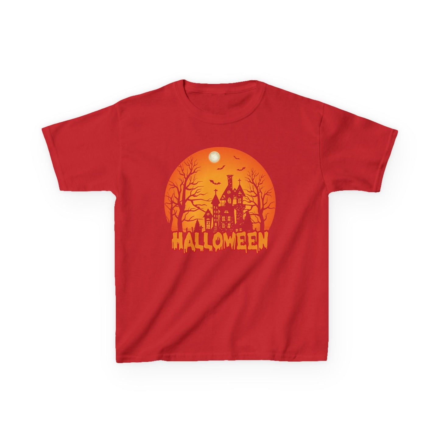 Halloween Kids Tee, Spooky T-Shirt for Children, Holiday Apparel, Costume Party Shirt, Fun Kids Clothing - TINMICO