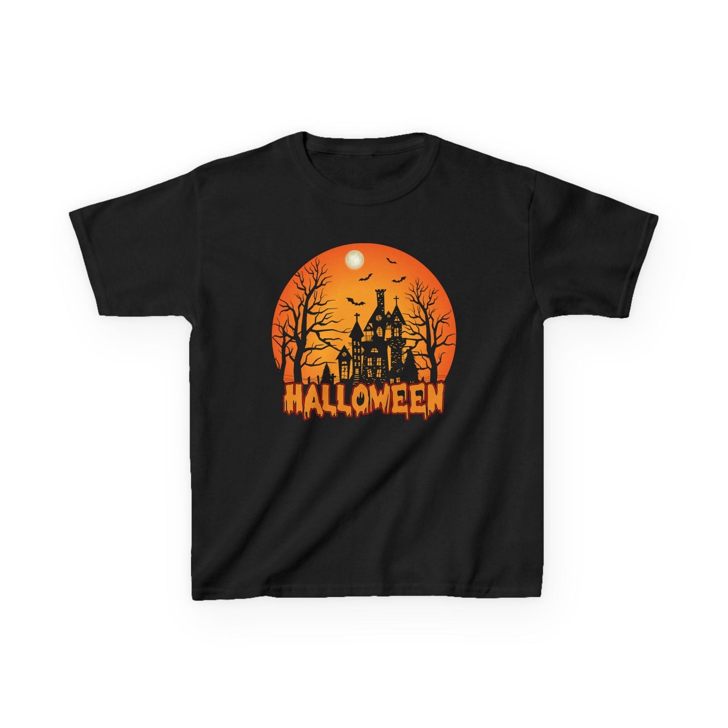 Halloween Kids Tee, Spooky T-Shirt for Children, Holiday Apparel, Costume Party Shirt, Fun Kids Clothing - TINMICO