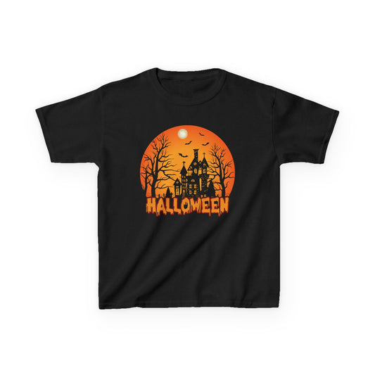 Halloween Kids Tee, Spooky T-Shirt for Children, Holiday Apparel, Costume Party Shirt, Fun Kids Clothing - TINMICO