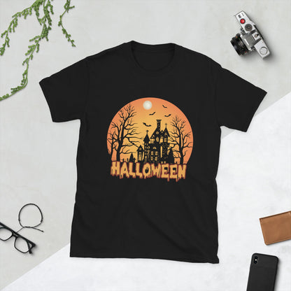 Halloween Short - Sleeve Unisex T-Shirt,Happy Halloween Shirts, Fall Shirts,Halloween Funny Shirt - TINMICO