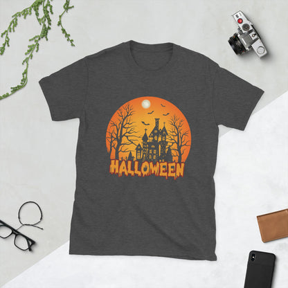 Halloween Short - Sleeve Unisex T-Shirt,Happy Halloween Shirts, Fall Shirts,Halloween Funny Shirt - TINMICO