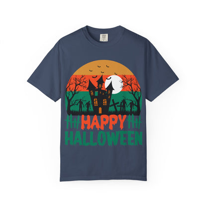Halloween Unisex T-shirt, Spooky Tee for Fall Celebrations, Halloween Costume, Matching Family Shirt, Autumn Wardrobe Essential - TINMICO