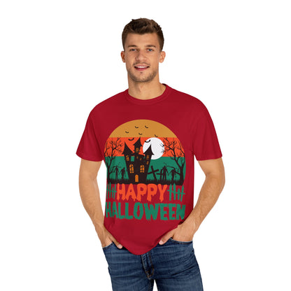 Halloween Unisex T-shirt, Spooky Tee for Fall Celebrations, Halloween Costume, Matching Family Shirt, Autumn Wardrobe Essential - TINMICO