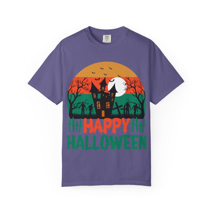 Halloween Unisex T-shirt, Spooky Tee for Fall Celebrations, Halloween Costume, Matching Family Shirt, Autumn Wardrobe Essential - TINMICO