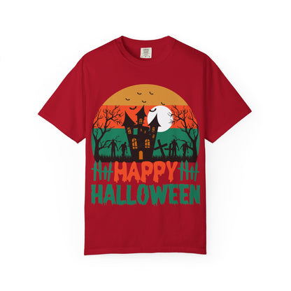 Halloween Unisex T-shirt, Spooky Tee for Fall Celebrations, Halloween Costume, Matching Family Shirt, Autumn Wardrobe Essential - TINMICO