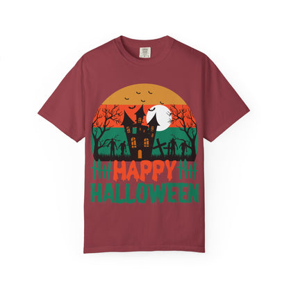 Halloween Unisex T-shirt, Spooky Tee for Fall Celebrations, Halloween Costume, Matching Family Shirt, Autumn Wardrobe Essential - TINMICO
