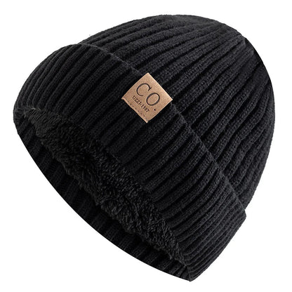 Hat Unisex Two-Tone Winter Hats , Fashion Warm Beanie Cap Casual Winter Knitted | TINMICO - TINMICO