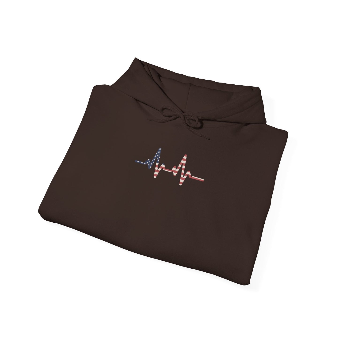 Heartbeat Design Unisex Heavy Blend Hooded Sweatshirt, Comfortable Sweatshirt, Casual Wear, Gift for Healthcare Workers, Pulse Rate - TINMICO