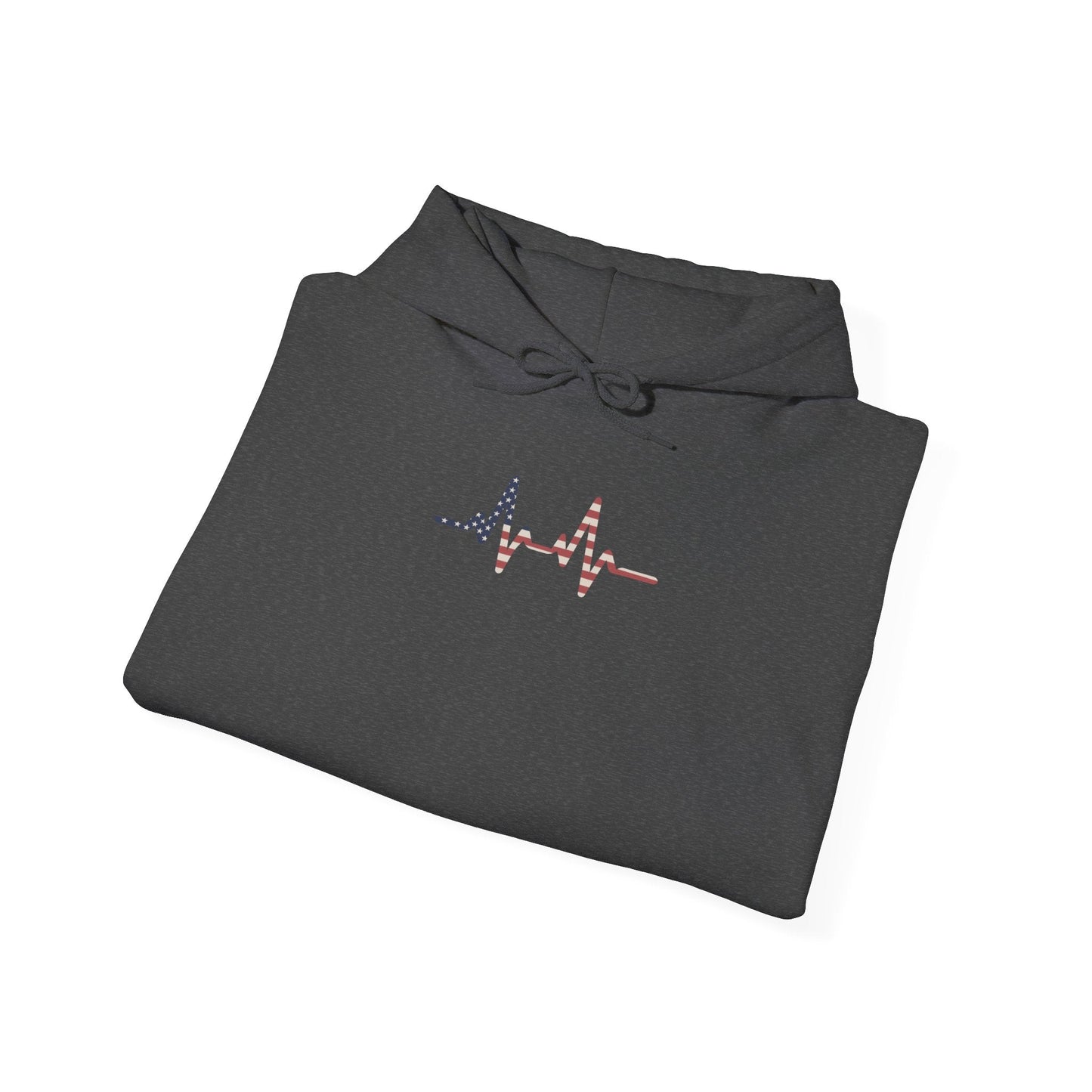 Heartbeat Design Unisex Heavy Blend Hooded Sweatshirt, Comfortable Sweatshirt, Casual Wear, Gift for Healthcare Workers, Pulse Rate - TINMICO