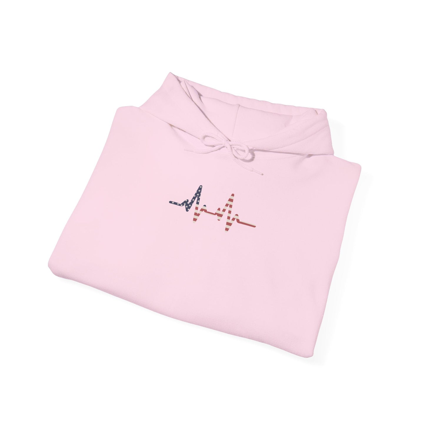 Heartbeat Design Unisex Heavy Blend Hooded Sweatshirt, Comfortable Sweatshirt, Casual Wear, Gift for Healthcare Workers, Pulse Rate - TINMICO